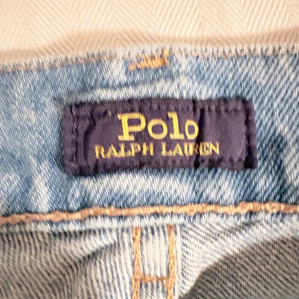 Polo Ralph Lauren‎ Women Light Wash Laight Cropped Flare Jeans size 32 x 27